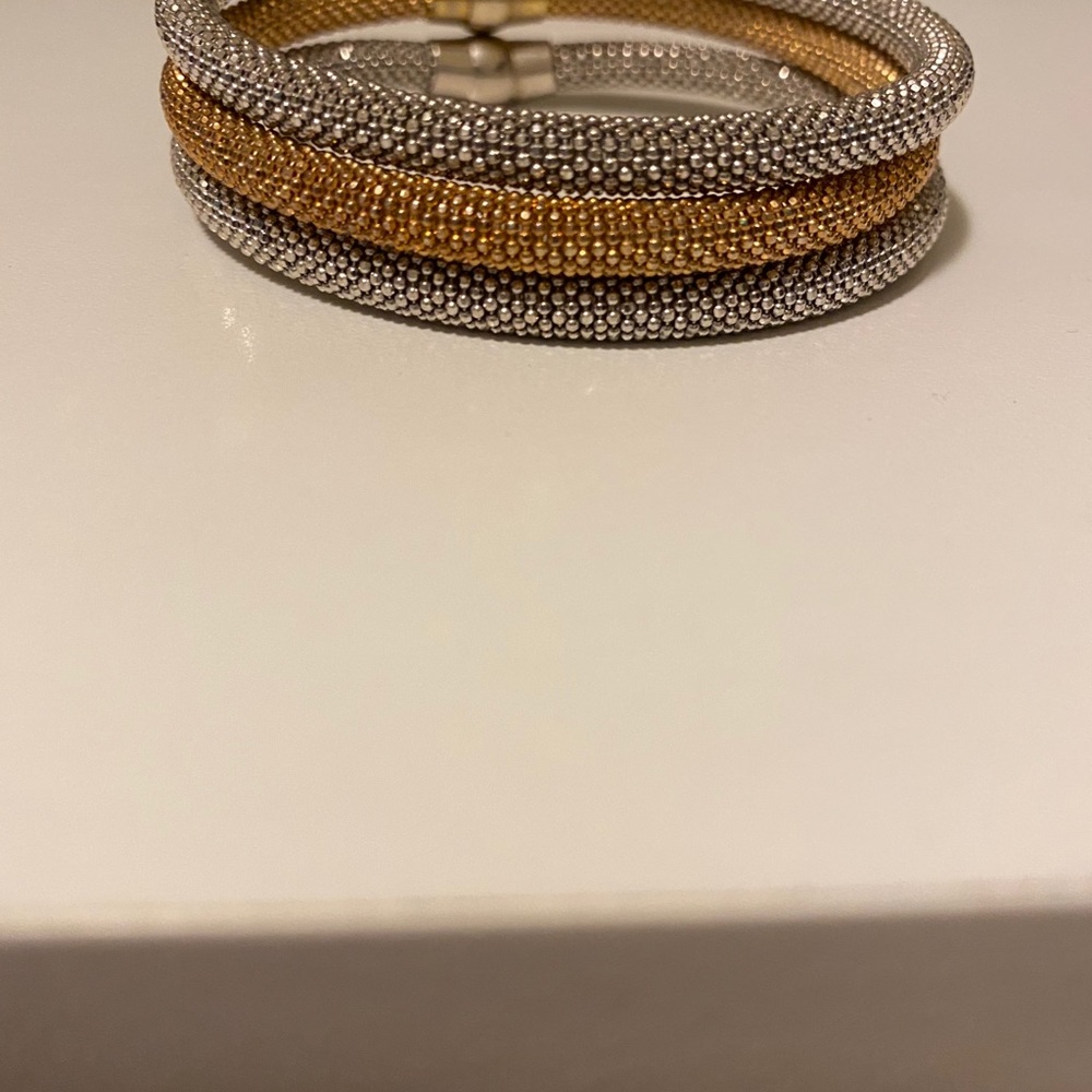 3 Stackable Mesh Magnetic Bracelets - image 7